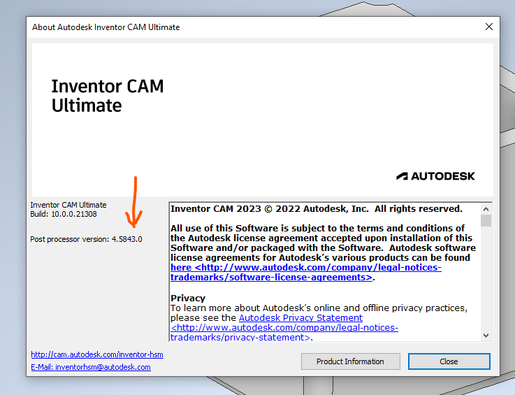 Post Processor Engine Version Info & Update - Autodesk Community - HSM