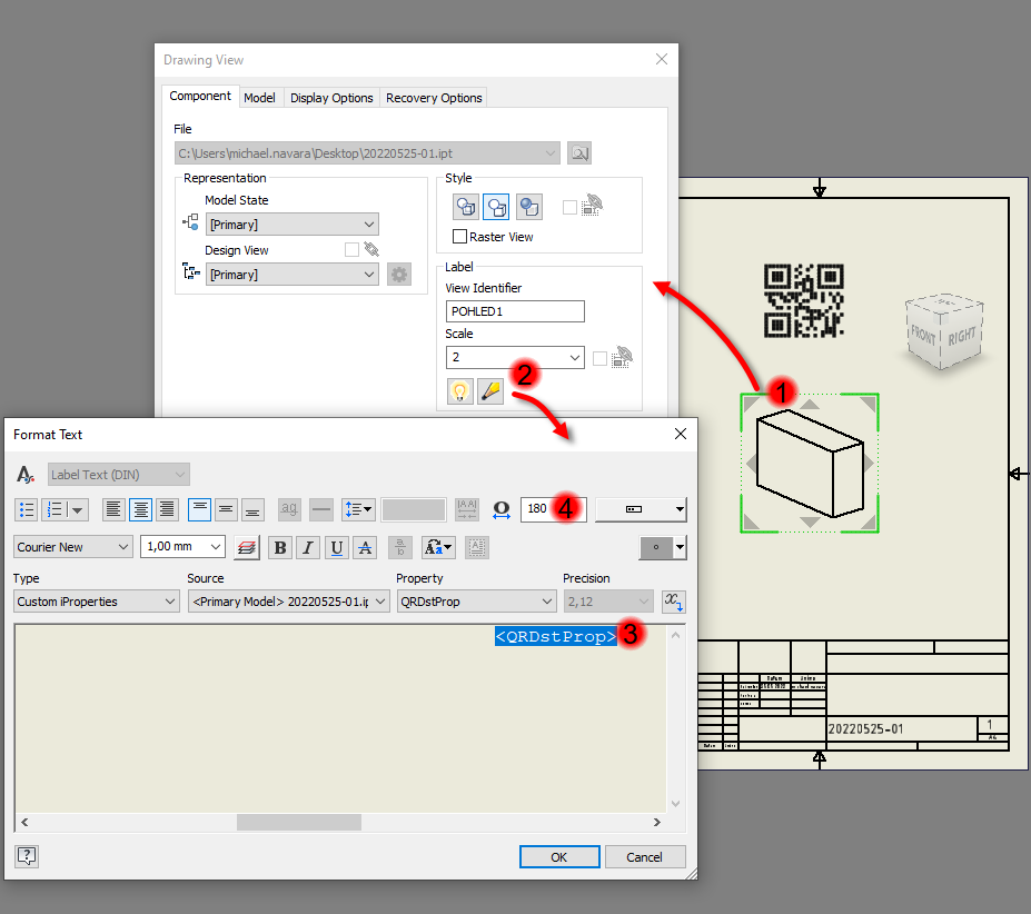 Solved: Qr code in the view label. - Autodesk Community