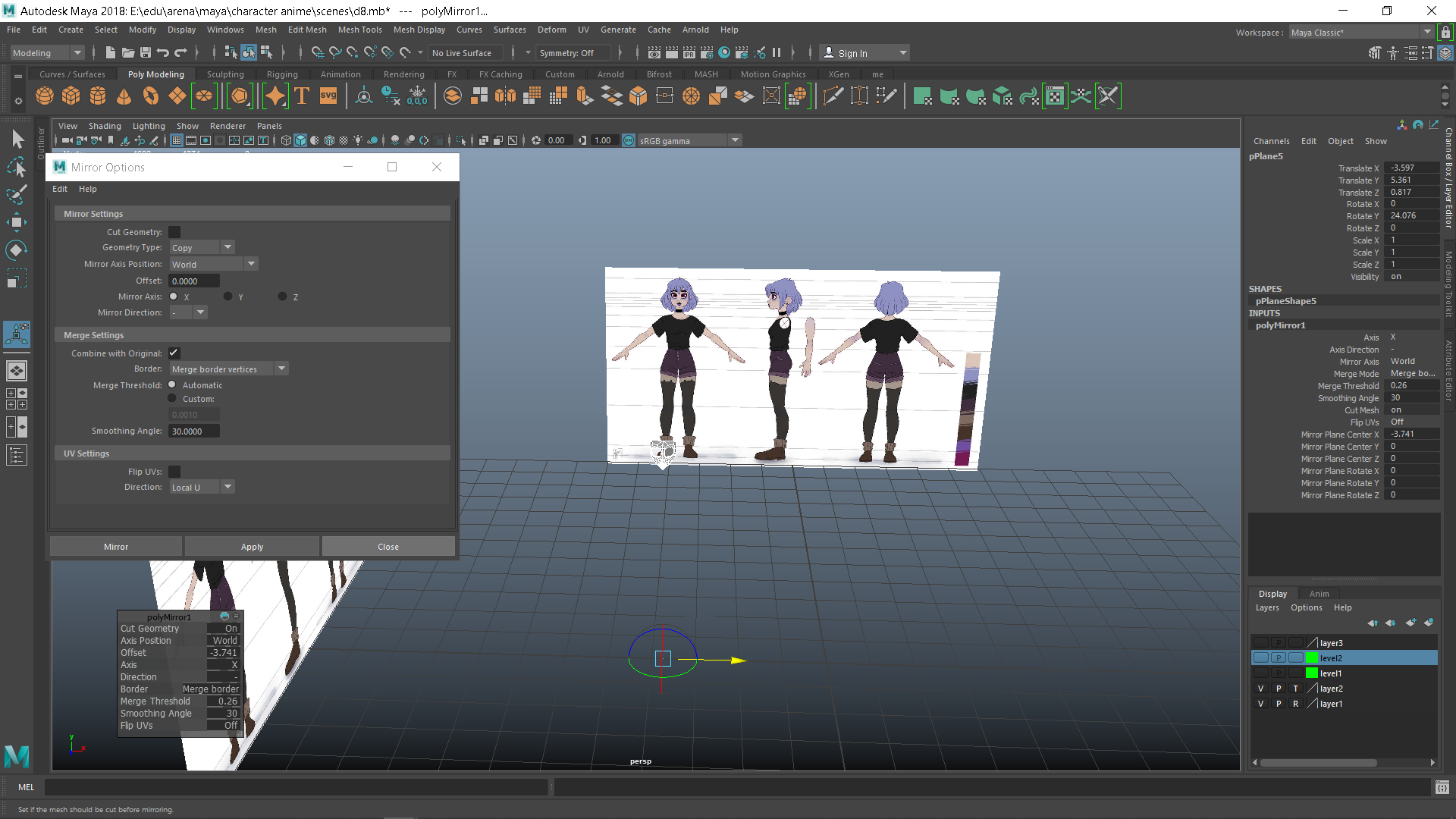 Solved mirror tool Autodesk Community