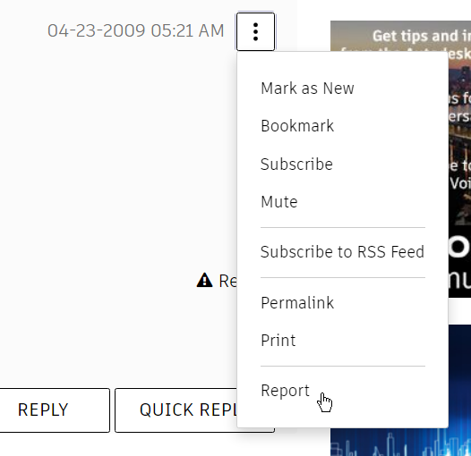 How do I remove post from forum? - Autodesk Community