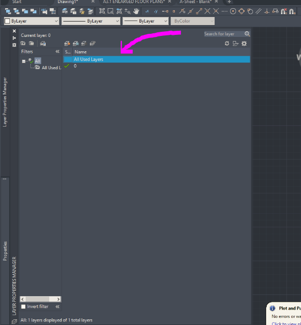 Solved: Layer Propertied Manager need fixinf - Autodesk Community