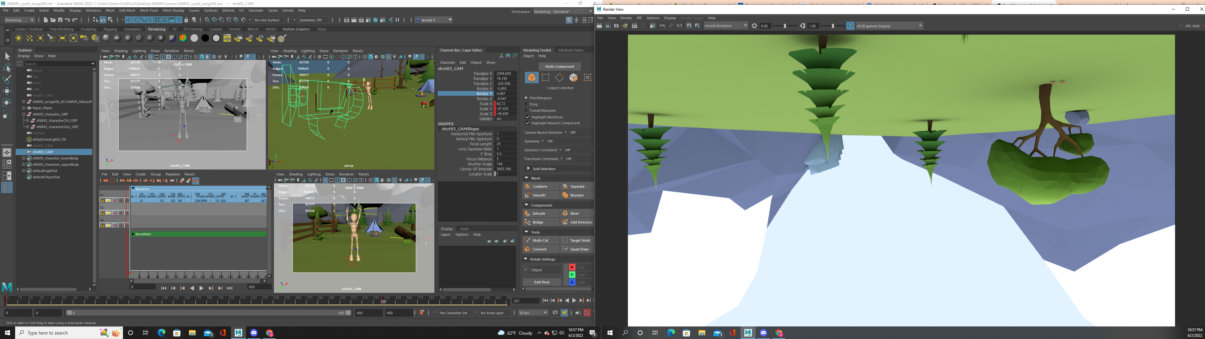 Camera showing up upside down and backwards in viewport Autodesk