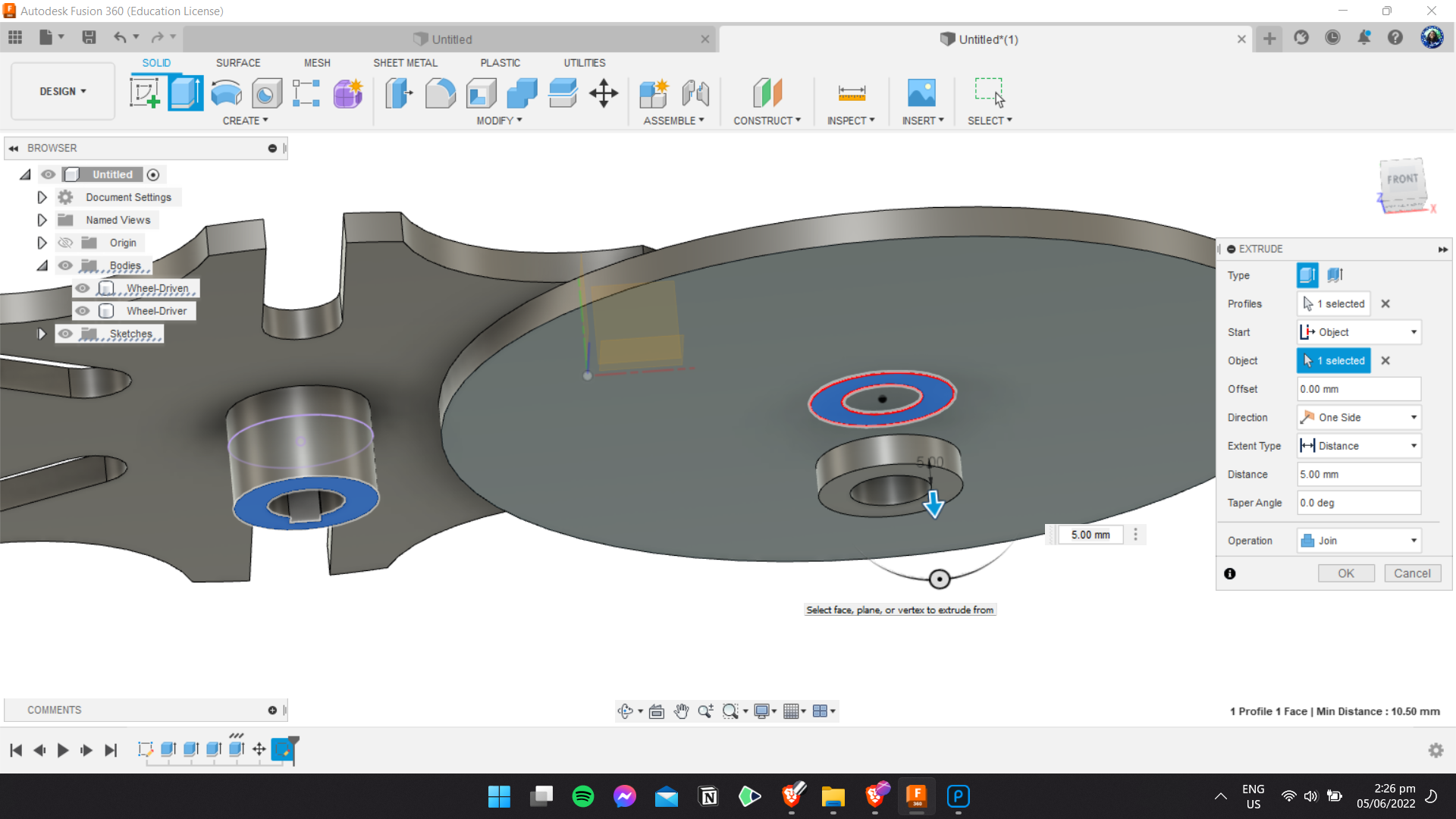 Solved: Extrude Profile Cannot Be Extended - Autodesk Community