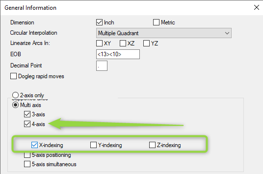Post processor problem: can't get the rotary axis to rotate on ...
