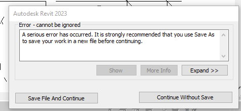 Copy or Copy/Paste results in serious error - Autodesk Community