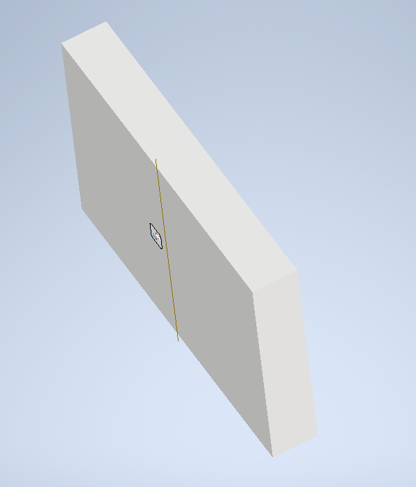 Solved: How to rotate a rectangular prism about an axis that it is ...