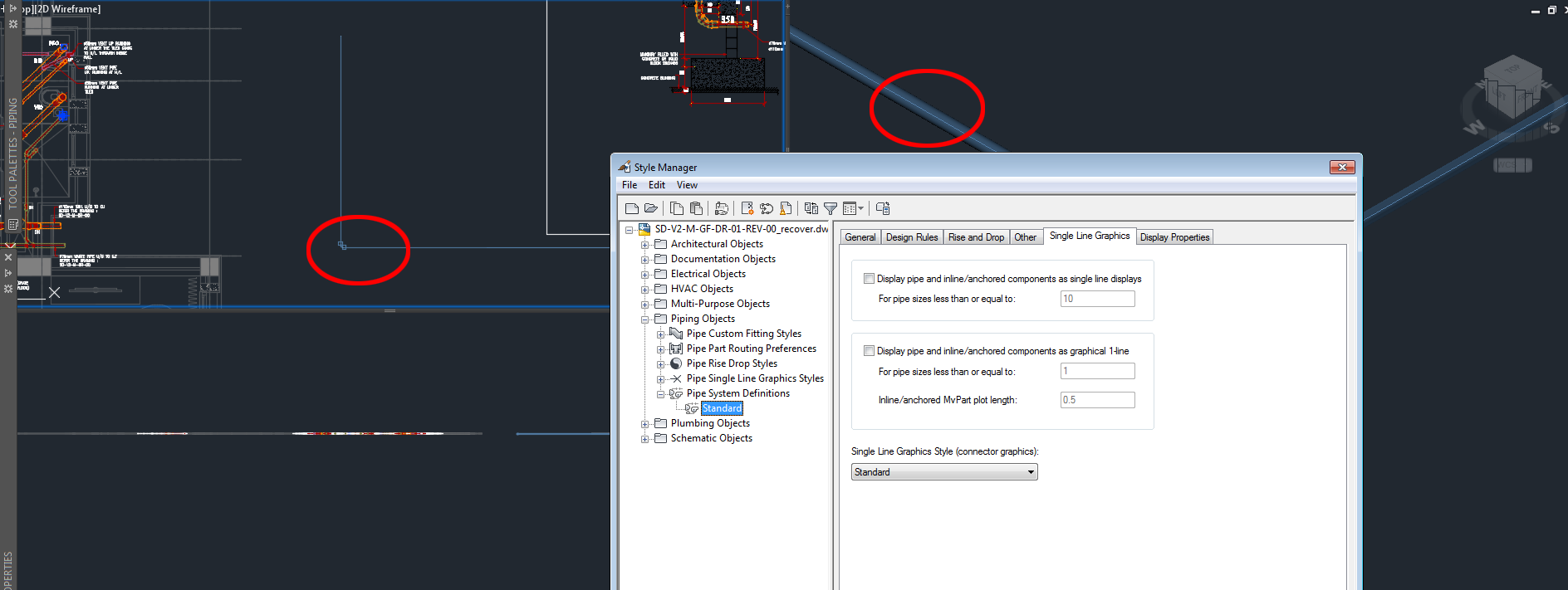 Solved: Double line pipe not showing up - Autodesk Community