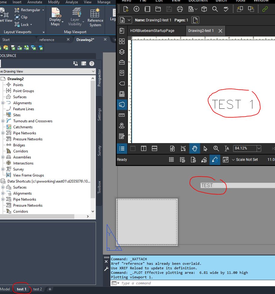 Solved: X-REF file in paperspace has field that is not corresponding ...