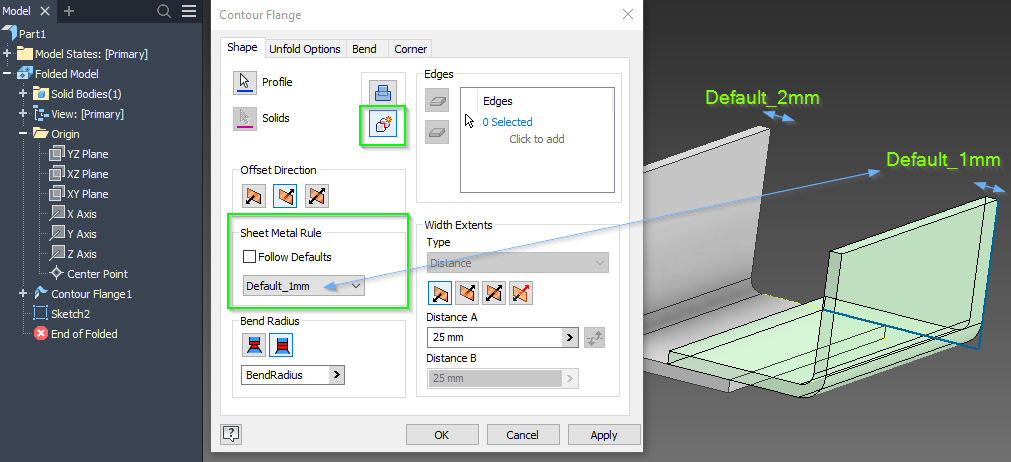 Solved: multibody sheet metal default - Autodesk Community