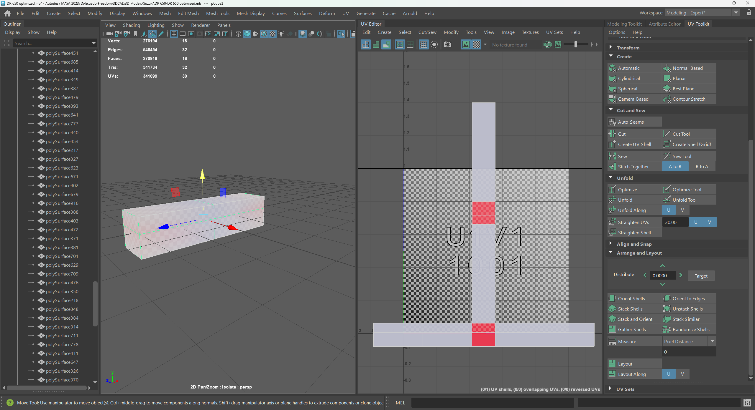 Solved: Primitive box distorted UVs error - Autodesk Community
