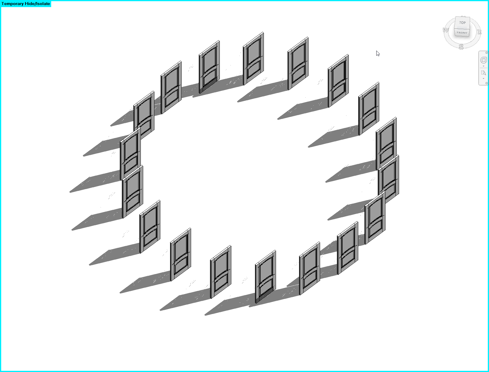 Solved: In a curved curtain wall how can I have rotating panels that ...