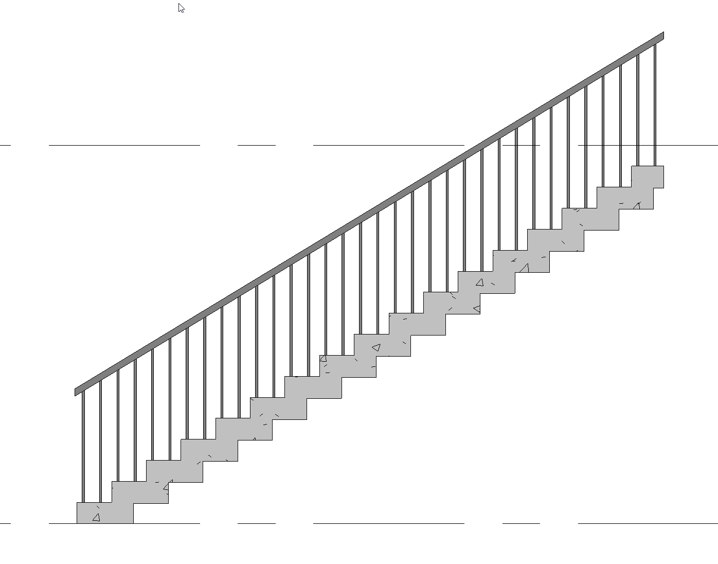 Solved: Monolithic Stair Step Riser slant on one side only? - Autodesk ...