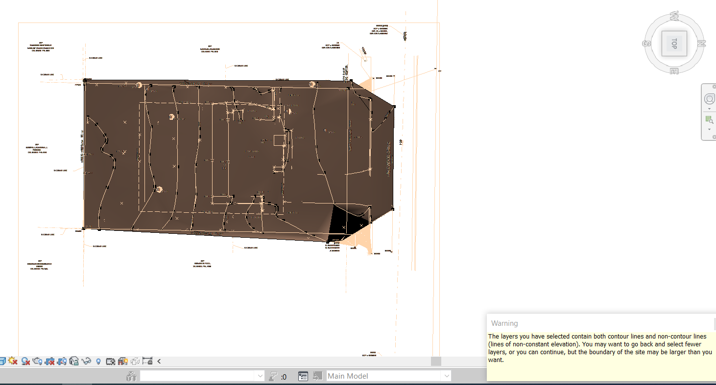 Creating a topo from an import but surface created isn't complete ...