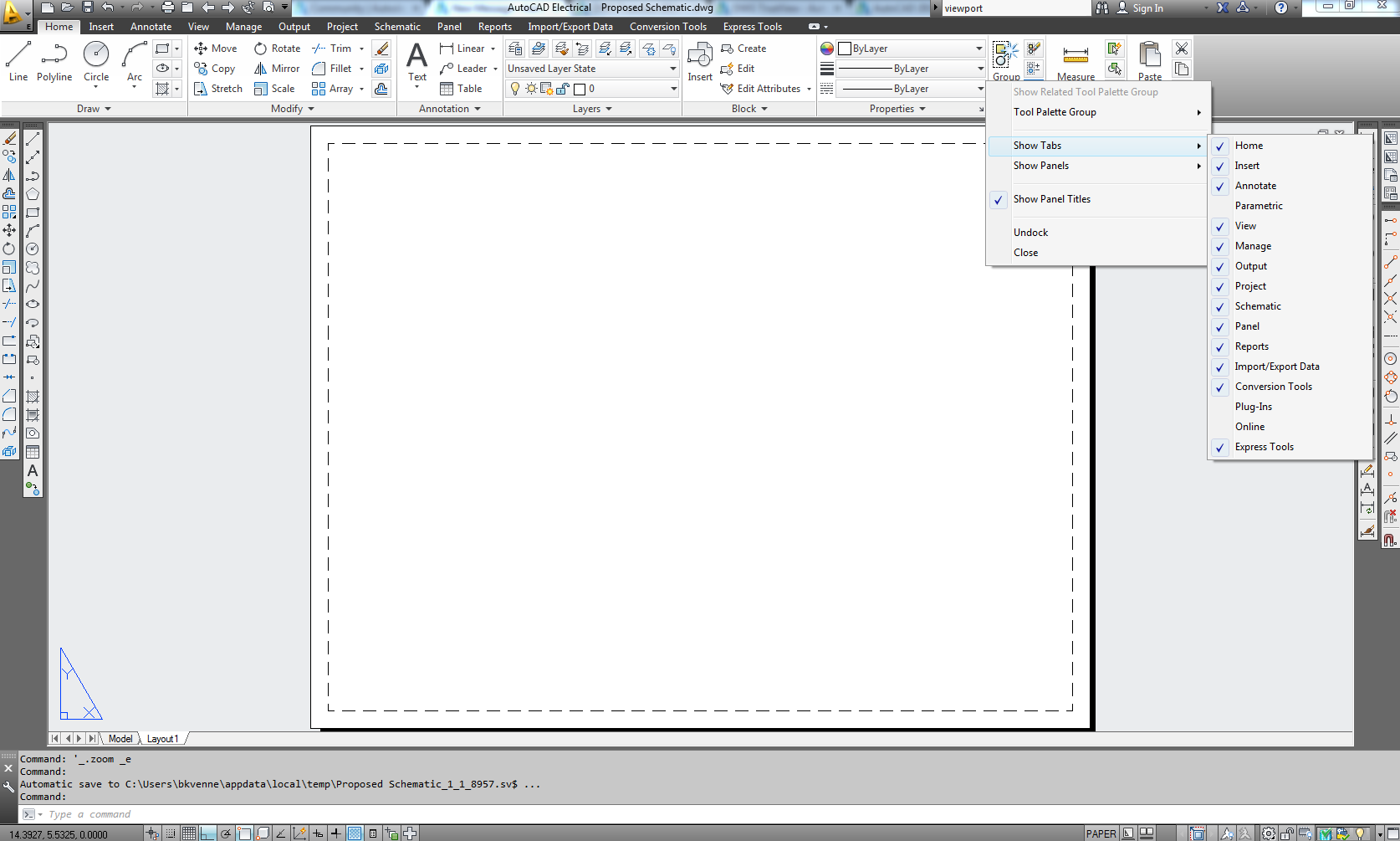 Solved: Insert New Viewport In Paper Space - Autodesk Community - AutoCAD  Electrical