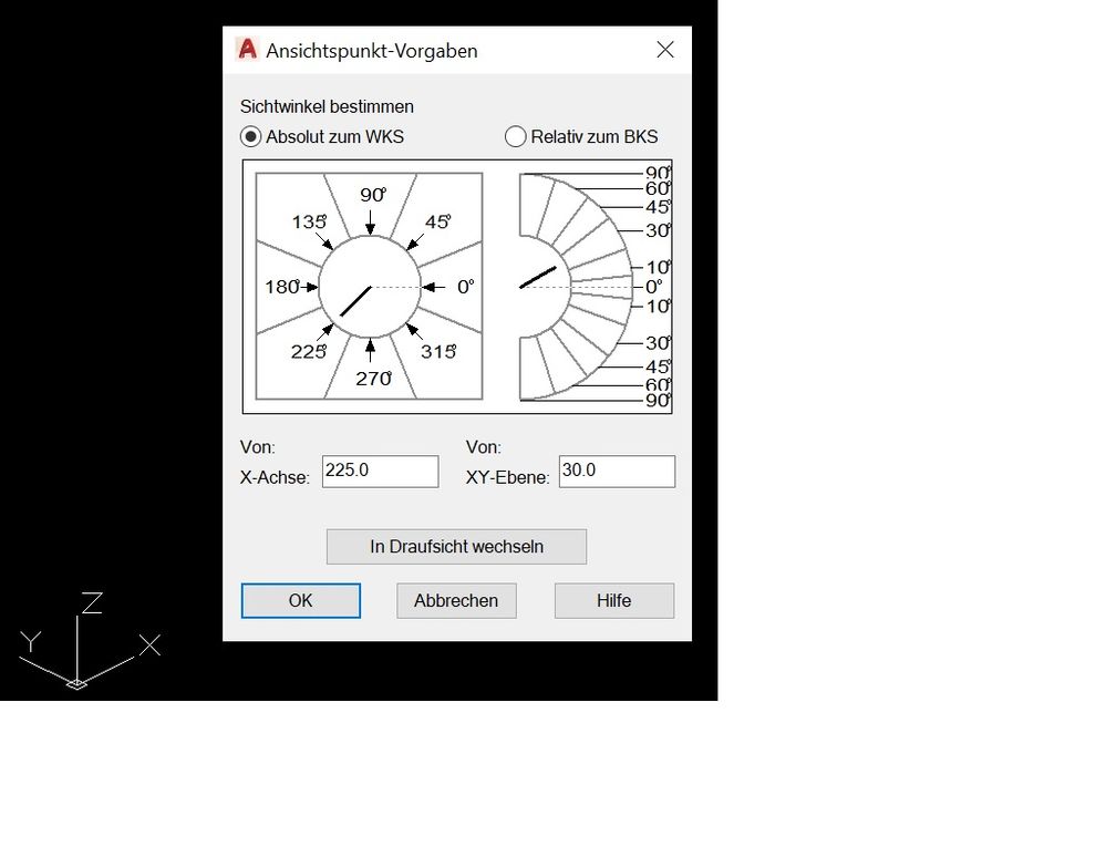 New Dialog Box For View Direction Autodesk Community