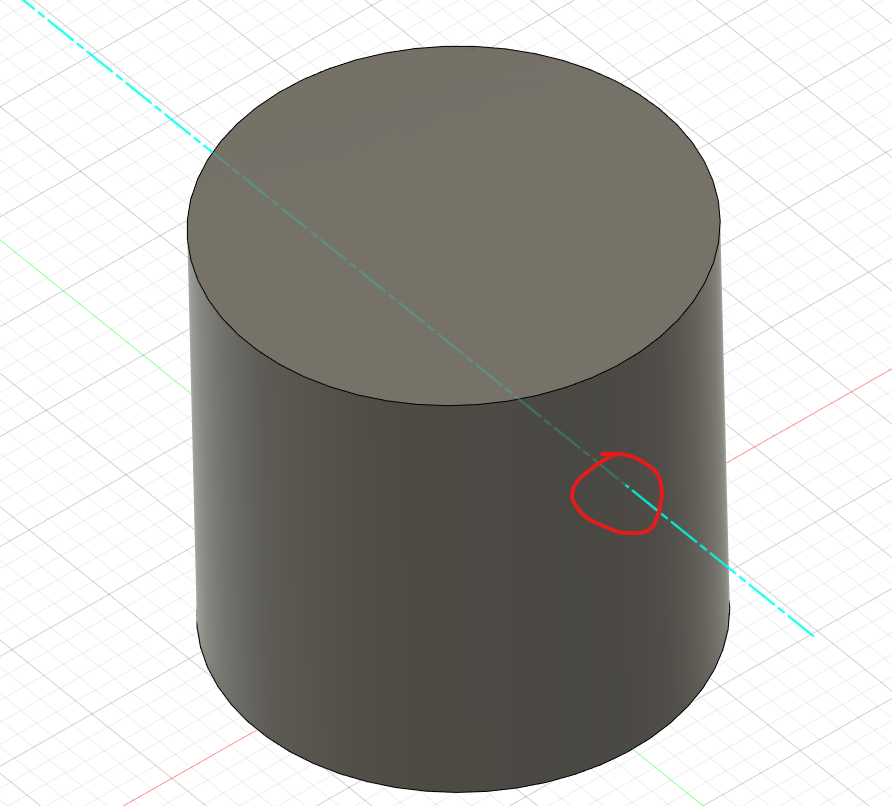 How to get the intersection point of a line with curved surface ...
