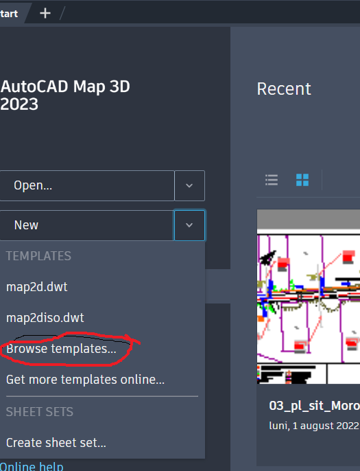 AutoCAD unable to open because of .bak files Drawing Recovery