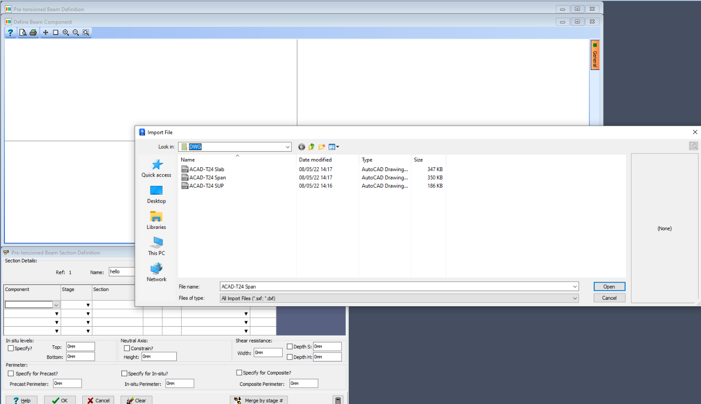 Section definition issue in line beam model. - Autodesk Community