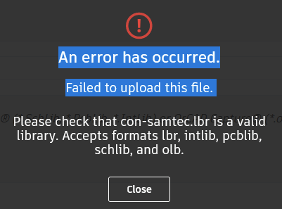Upload error to library IO with Eagle lbr files v9.6.2 - Autodesk Community