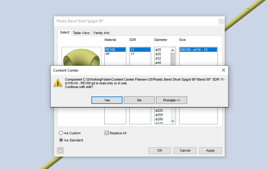 Solved: Content center becomes read only - Autodesk Community