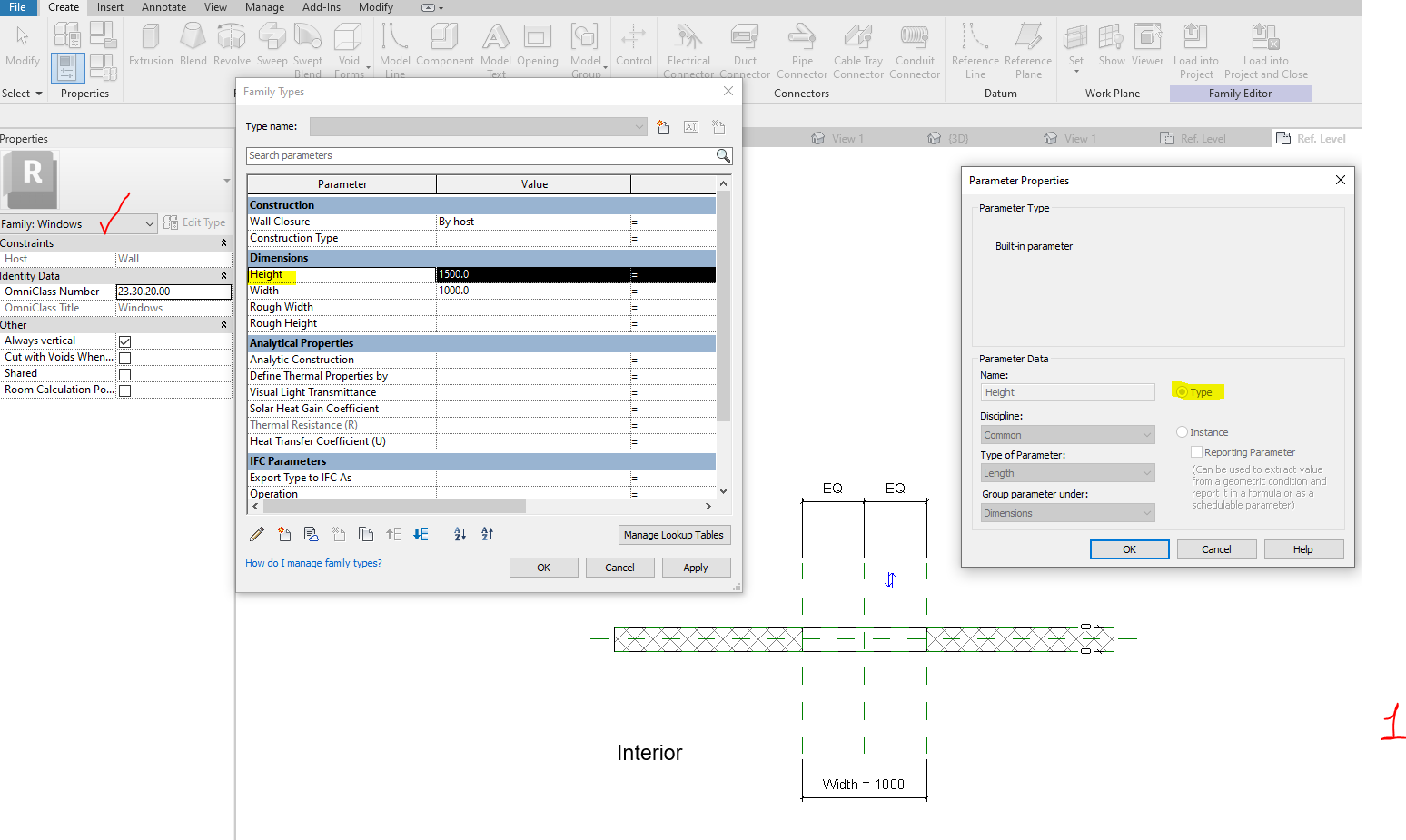 Çözüldü: Revit windows family - Autodesk Community