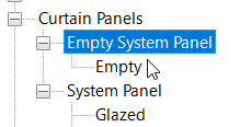 Solved: Missing a curtain panel type in the type properties - Autodesk ...