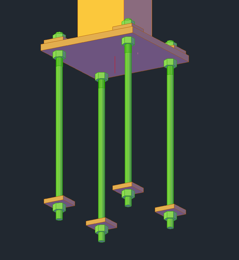 Solved: ANCHOR BOLTS give me heartburn in AS - Autodesk Community