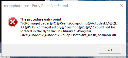 Solved: Unable to start Recap Photo - Autodesk Community
