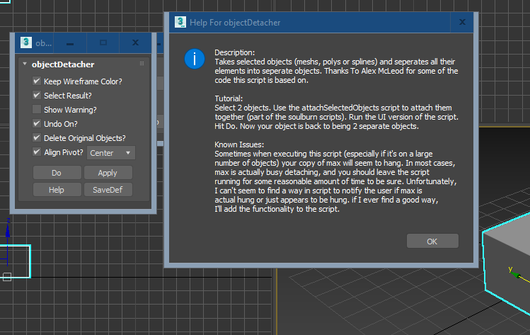 Explode elements into seperate objects - Autodesk Community - 3ds Max