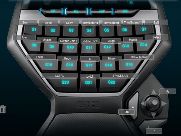 logitech g13 gaming keyboard