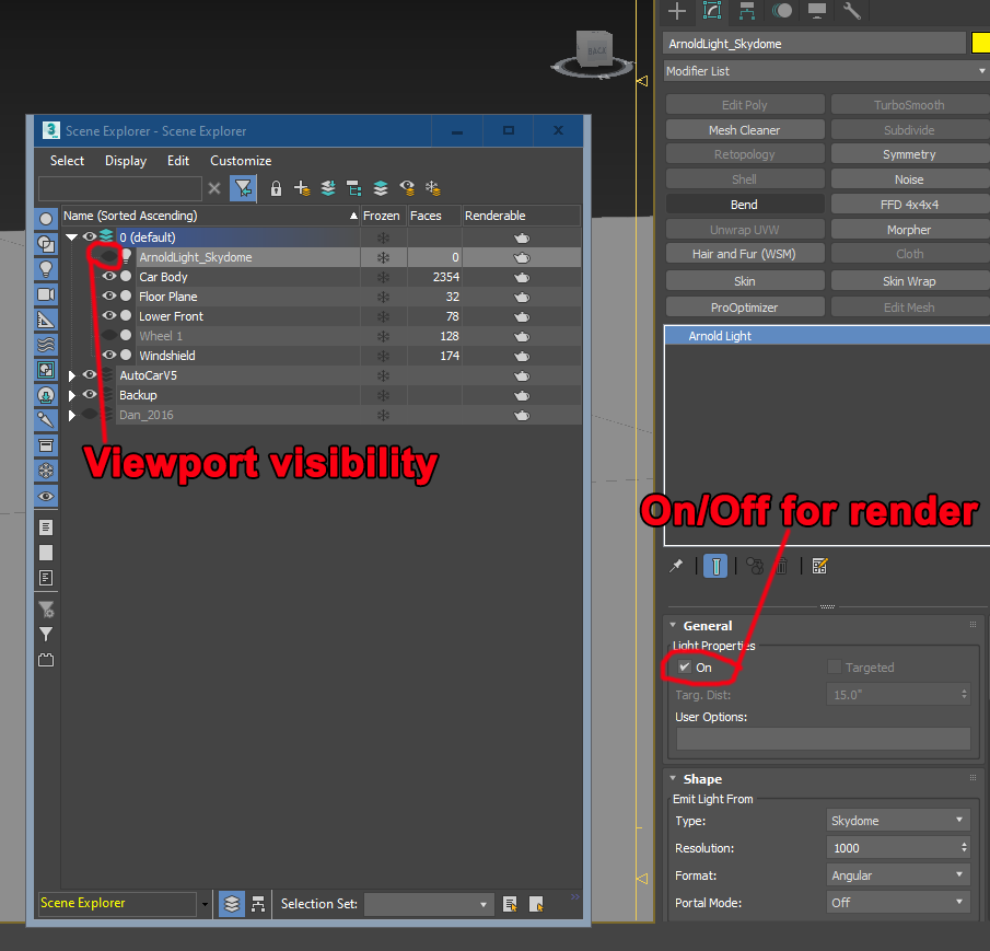 Solved Lights don't stay hidden Autodesk Community