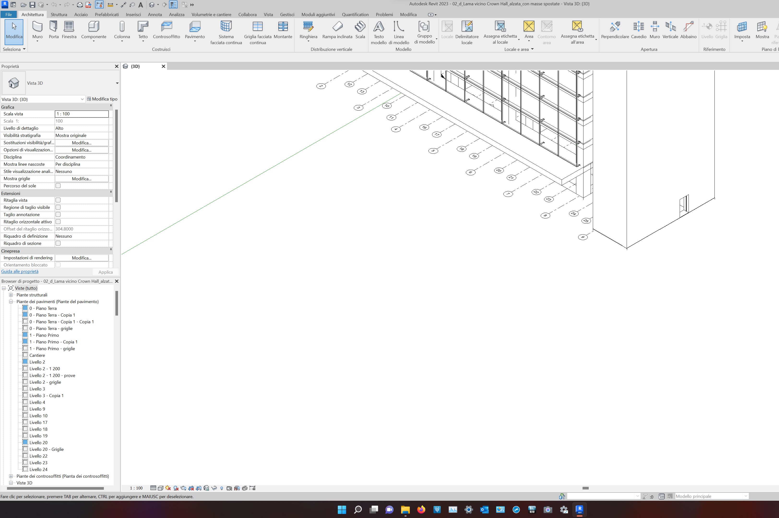 Zoom out and view of internal lines of elements ( z-fighting ...