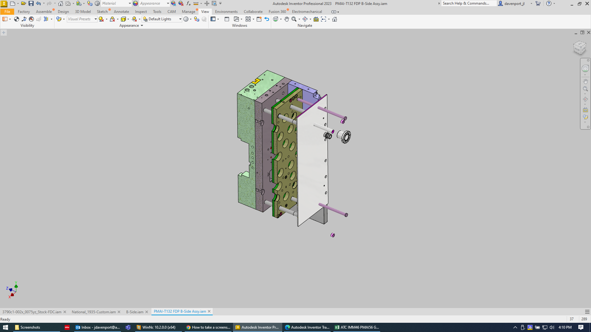 Solved Model Tab Disappears When Half Section View Is Applied Autodesk Community 3372