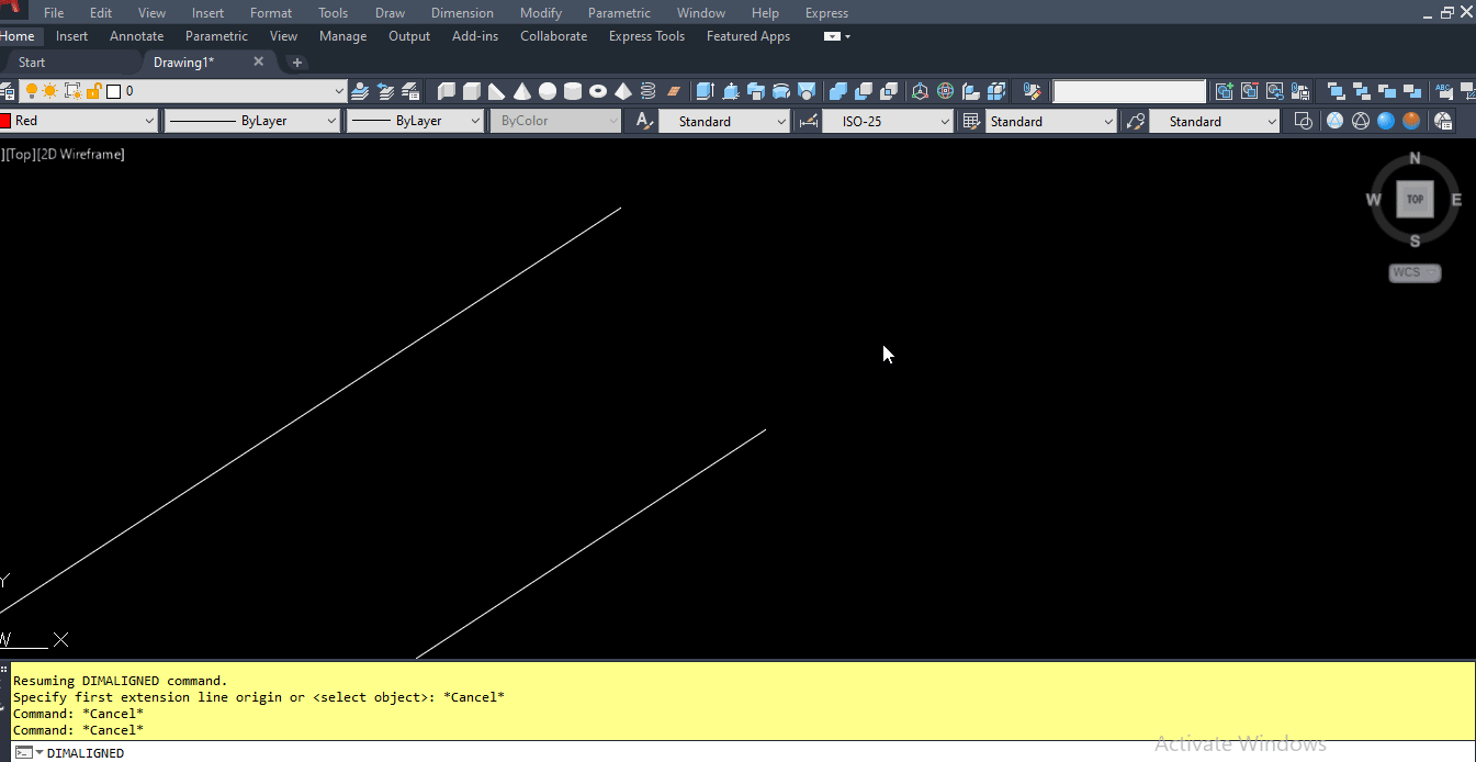 how-do-i-get-a-dimension-line-to-measure-the-distance-between-2-parallel-diagonal-lines-in