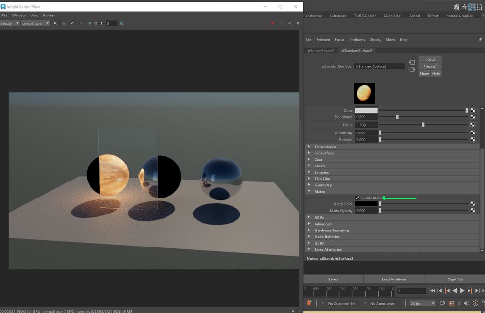 Matte objects reflections - Autodesk Community