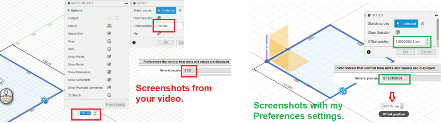 Solved: Sketch offset dimension value - Autodesk Community