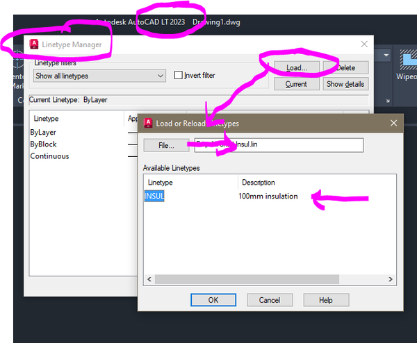 Solved: AutoCAD LT 2023 - Linetype / Shapefile issue - Autodesk 