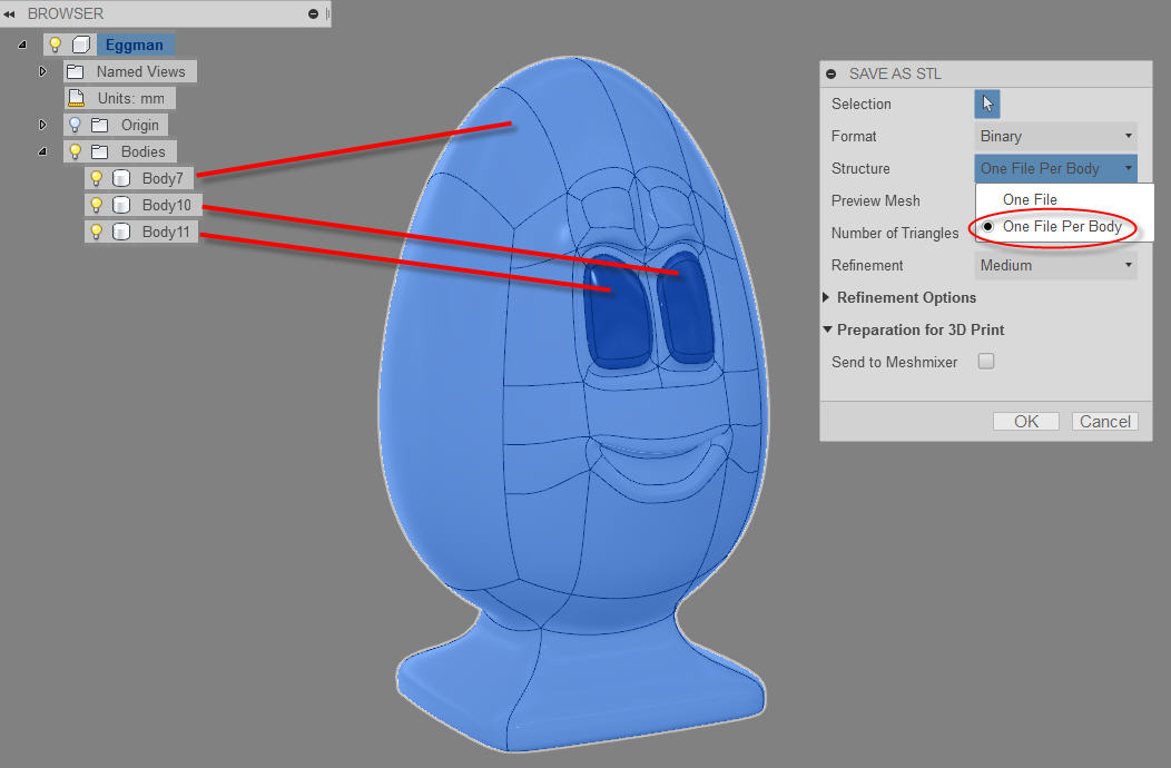 How to design for a dual extruder (2 color) 3D print? Autodesk Community