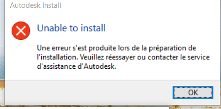 Résolu : Problème d'installation AutoCAD - Autodesk Community