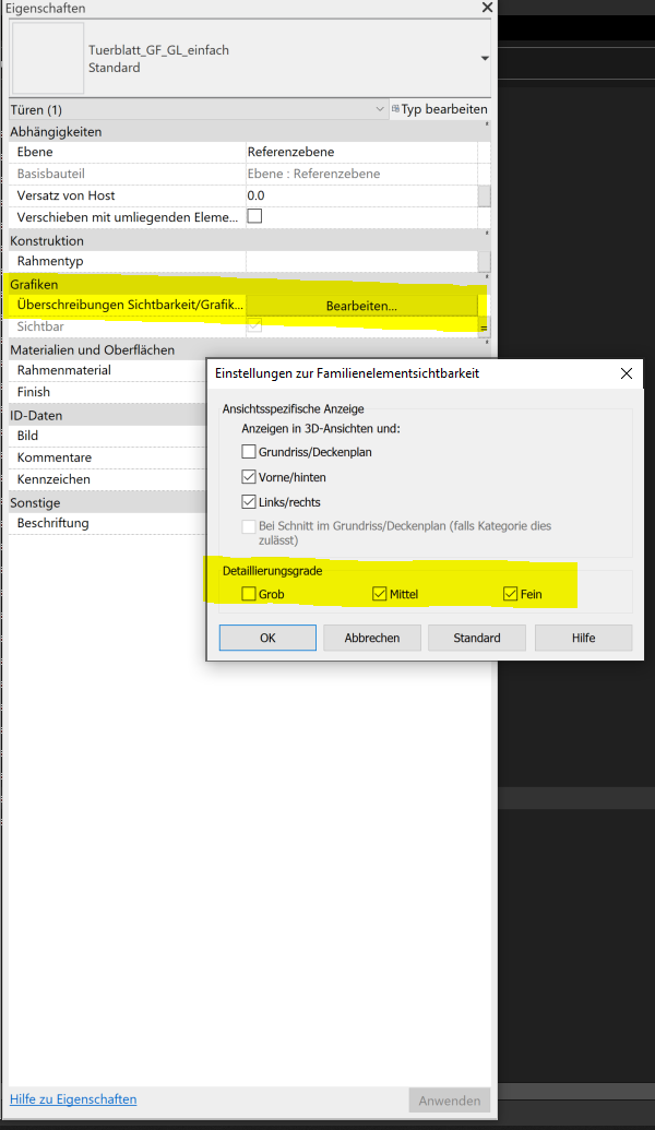 Unterschiedliche LODs für ein Modell / eine Familie Autodesk Community