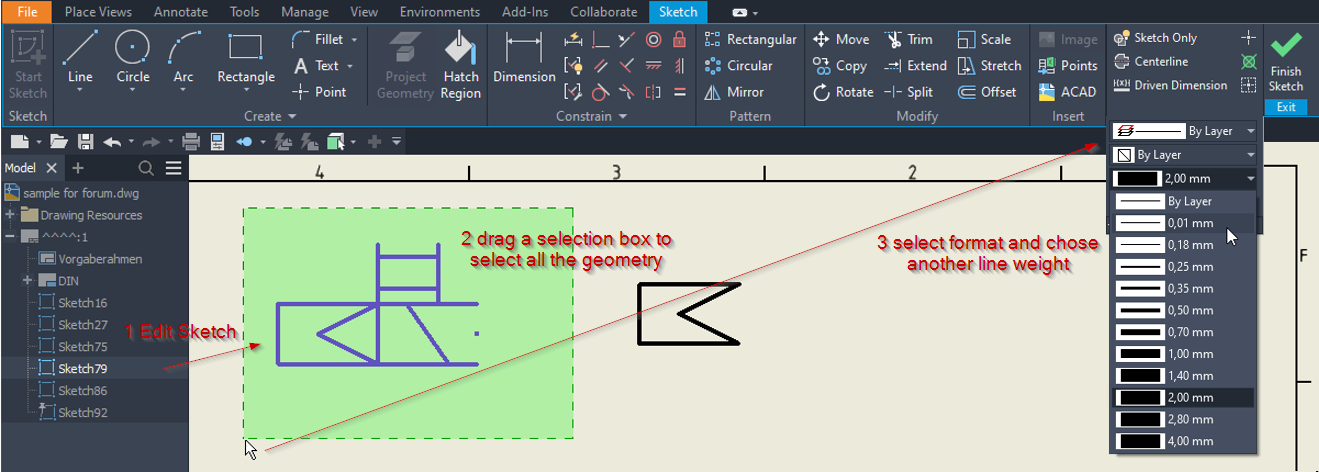 Solved: Regarding line thickness - Autodesk Community