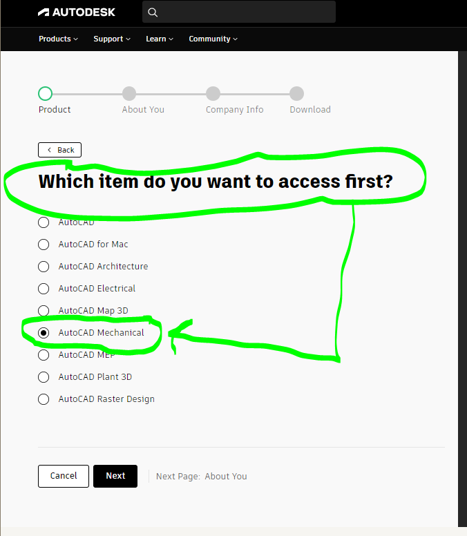 Solved Is there a free trial (non educational) for AutoCAD Mechanical