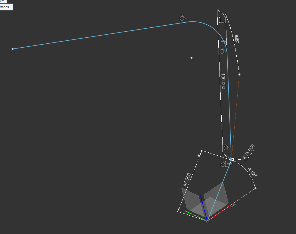 Can't Make Tangent Constraint In 3d Sketch - Autodesk Community