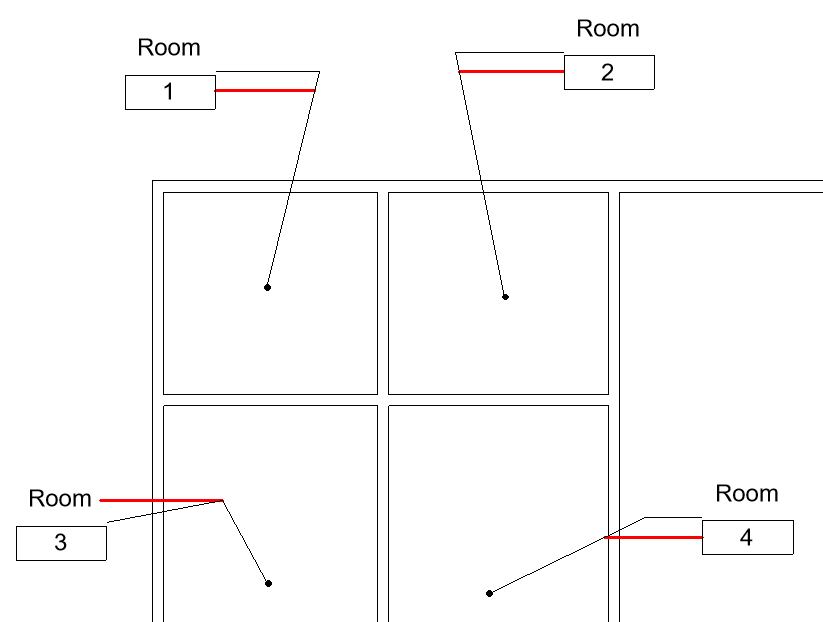 Leader from center of Room Number Room Tags? Autodesk Community