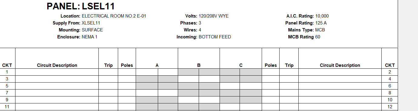 How to yield null value in electrical panel schedule? - Autodesk Community