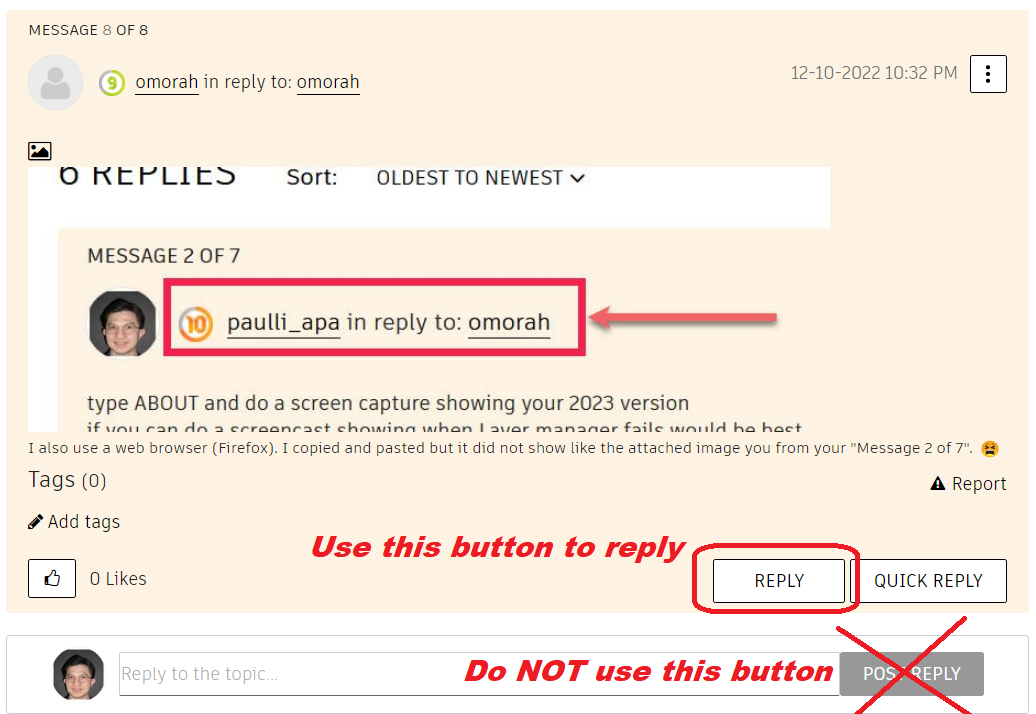 Solved: Layer Manager Not Working Properly (Critical Situation ...