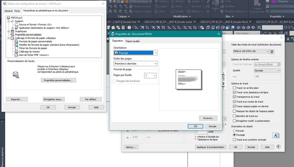 Résolu : AutoCAD : Probleme orientation impression - Autodesk Community -  International Forums