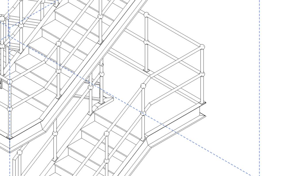 Inconsistent railing treatment at landing stringers - Autodesk Community