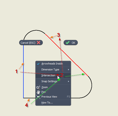 How do I measure to a rounded edge? - Autodesk Community