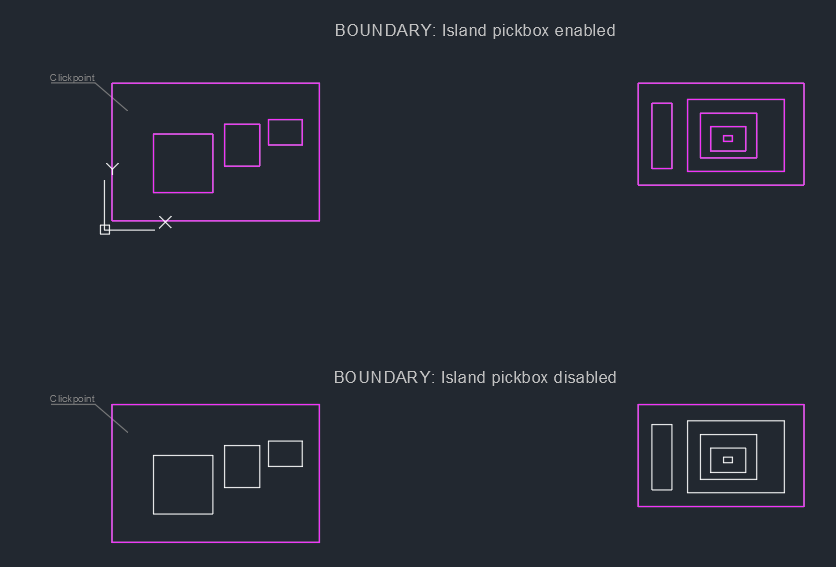 Island Detection not working in BOUNDARY - Autodesk Community